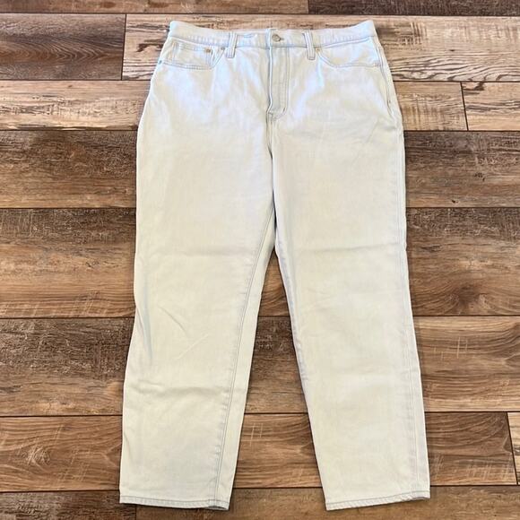 MADEWELL The Mom Jean Light Wash Ankle Length Jeans Size 32 - Picture 3 of 13